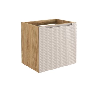 Comad Závěsná umyvadlová skříňka Luxor Beige 82-60-2D béžová/dub olejovaný