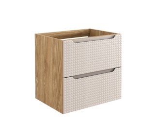 Comad Závěsná umyvadlová skříňka Luxor Beige 82-60-2S béžová/dub olejovaný