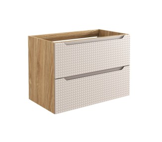 Comad Závěsná umyvadlová skříňka Luxor Beige 82-80-2S béžová/dub olejovaný