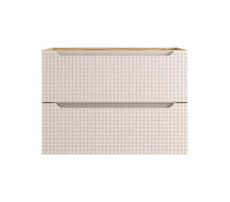 Comad Závěsná umyvadlová skříňka Luxor Beige 82-80-2S béžová/dub olejovaný