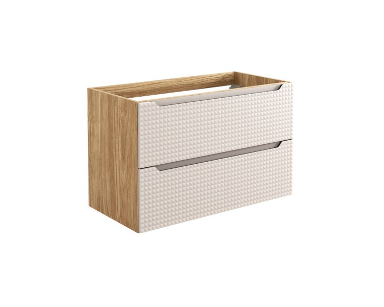 Comad Závěsná umyvadlová skříňka Luxor Beige 82-90-2S béžová/dub olejovaný