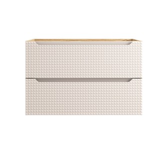 Comad Závěsná umyvadlová skříňka Luxor Beige 82-90-2S béžová/dub olejovaný