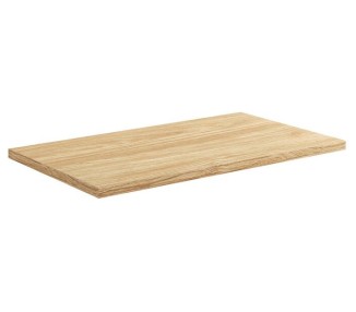 Comad Závěsná umyvadlová skříňka Luxor Black s deskou 80 cm černá/dub olejovaný