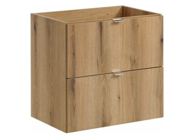 Comad Závěsná umyvadlová skříňka Nova Oak s deskou 140 cm dub evoke