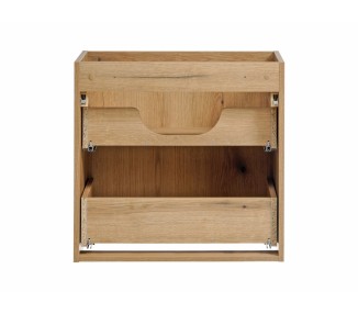 Comad Závěsná umyvadlová skříňka Nova Oak s deskou 140 cm dub evoke