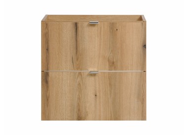 Comad Závěsná umyvadlová skříňka Nova Oak s deskou 140 cm dub evoke