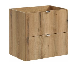 Comad Závěsná umyvadlová skříňka Nova Oak s deskou 140 cm dub evoke/bílá