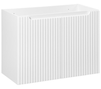 Comad Závěsná umyvadlová skříňka Nova White se zápustným umyvadlem 80 cm bílá