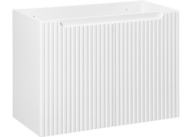 Comad Závěsná umyvadlová skříňka Nova White se zápustným umyvadlem 80 cm bílá