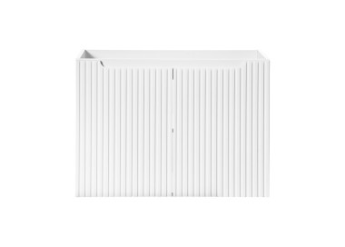 Comad Závěsná umyvadlová skříňka Nova White se zápustným umyvadlem 80 cm bílá