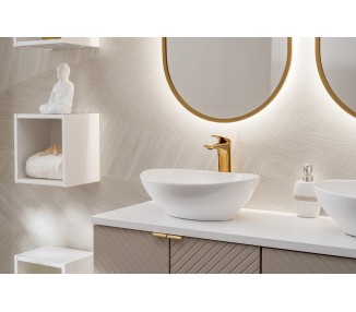 Comad Závěsná umyvadlová skříňka Viva Cashmere 82-60-2D kašmírová