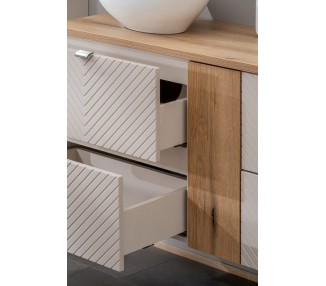 Comad Závěsná umyvadlová skříňka Viva Cashmere 82-60-2S kašmírová