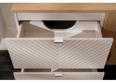 Comad Závěsná umyvadlová skříňka Viva Cashmere 82-60-2S kašmírová