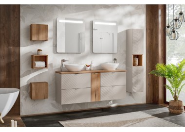Comad Závěsná umyvadlová skříňka Viva Cashmere 82-60-2S kašmírová