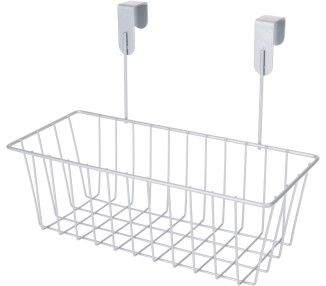 Mondex Závěsný koš MEZY 28x15x21 cm stříbrný