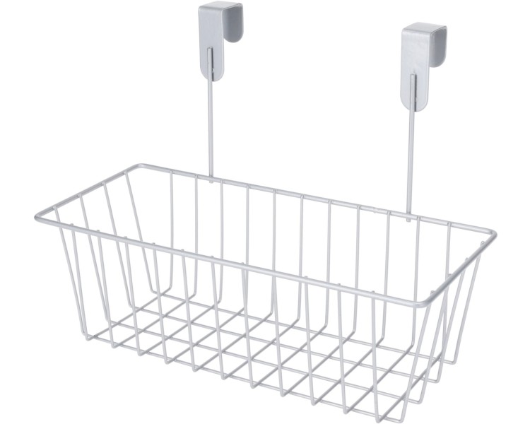 Mondex Závěsný koš MEZY 28x15x21 cm stříbrný
