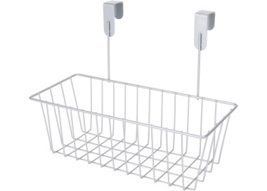 Mondex Závěsný koš MEZY 28x15x21 cm stříbrný