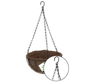DekorStyle Závěsný košík na květiny 30 cm