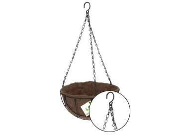 DekorStyle Závěsný košík na květiny 30 cm