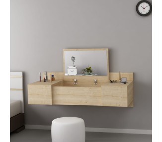 Kalune Design Závěsný toaletní stolek Esmé dub přírodní