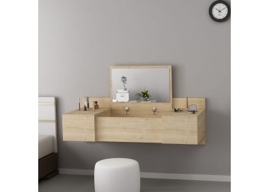 Kalune Design Závěsný toaletní stolek Esmé dub přírodní