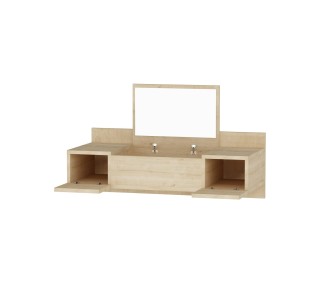 Kalune Design Závěsný toaletní stolek Esmé dub přírodní