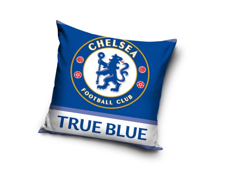 Modré povlaky na polštáře motiv Chelsea